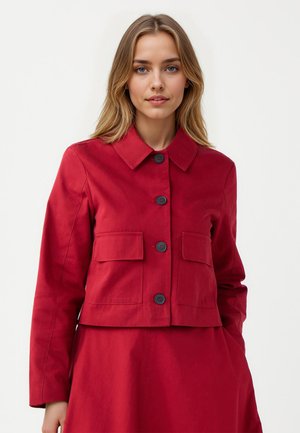 REGULAR FIT COLLAR - Veste légère - burgundy