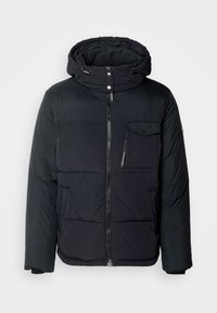 HOODED PUFFER JACKET - Winter jacket - black