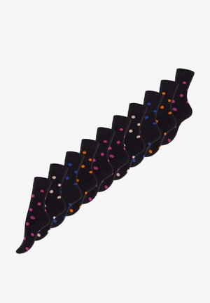 Vincent Creation, DOT 10 PACK - Chaussettes - schwarz bunt