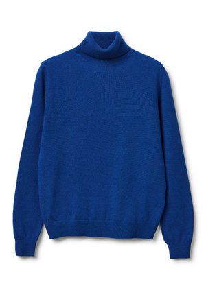 LONG SLEEVE   REGULAR FIT  PLAIN   - Trui - blue