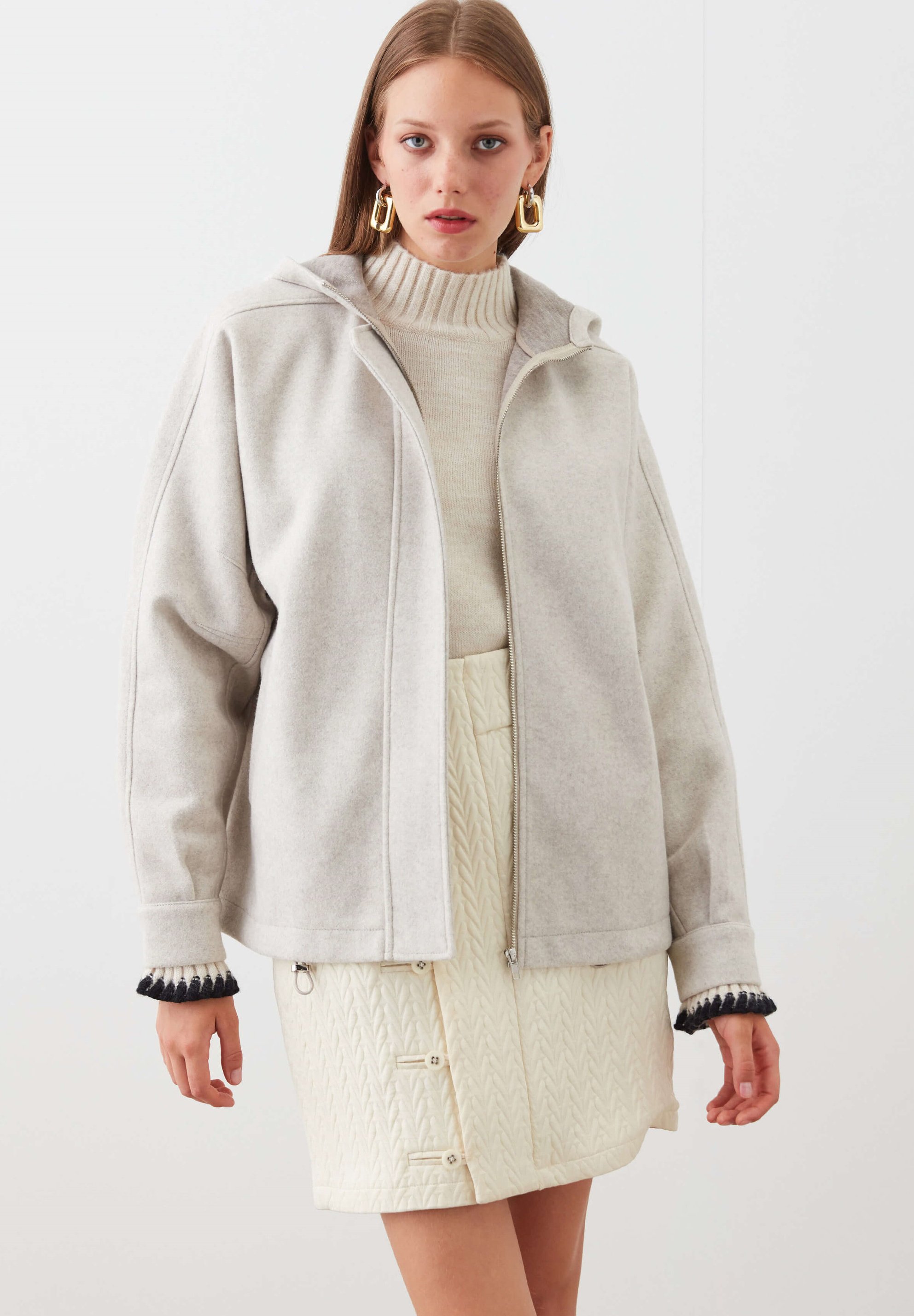 Giacche e blazer Donna Ipekyol Giacca da mezza stagione - ecru/avorio Giacche e blazer Donna Ipekyol Giacca da mezza stagione - ecru/avorio