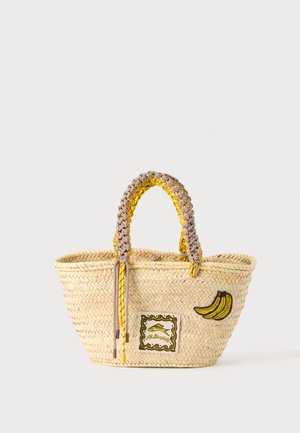 Alemais, MONA MIDI MACRAME BASKET - Τσάντα Tote - beige