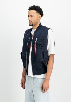 MA-1 HERITAGE - Strukirani kaput - rep blue