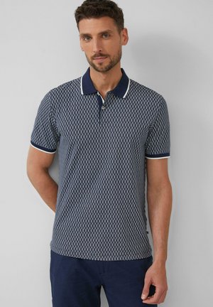 s.Oliver UND KONTRAST-DETAILS - Polo - tiefblau