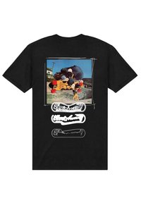 Henry Tiger SKATEBOARD MAGAZINE PHOTO - T-shirt con stampa - black
