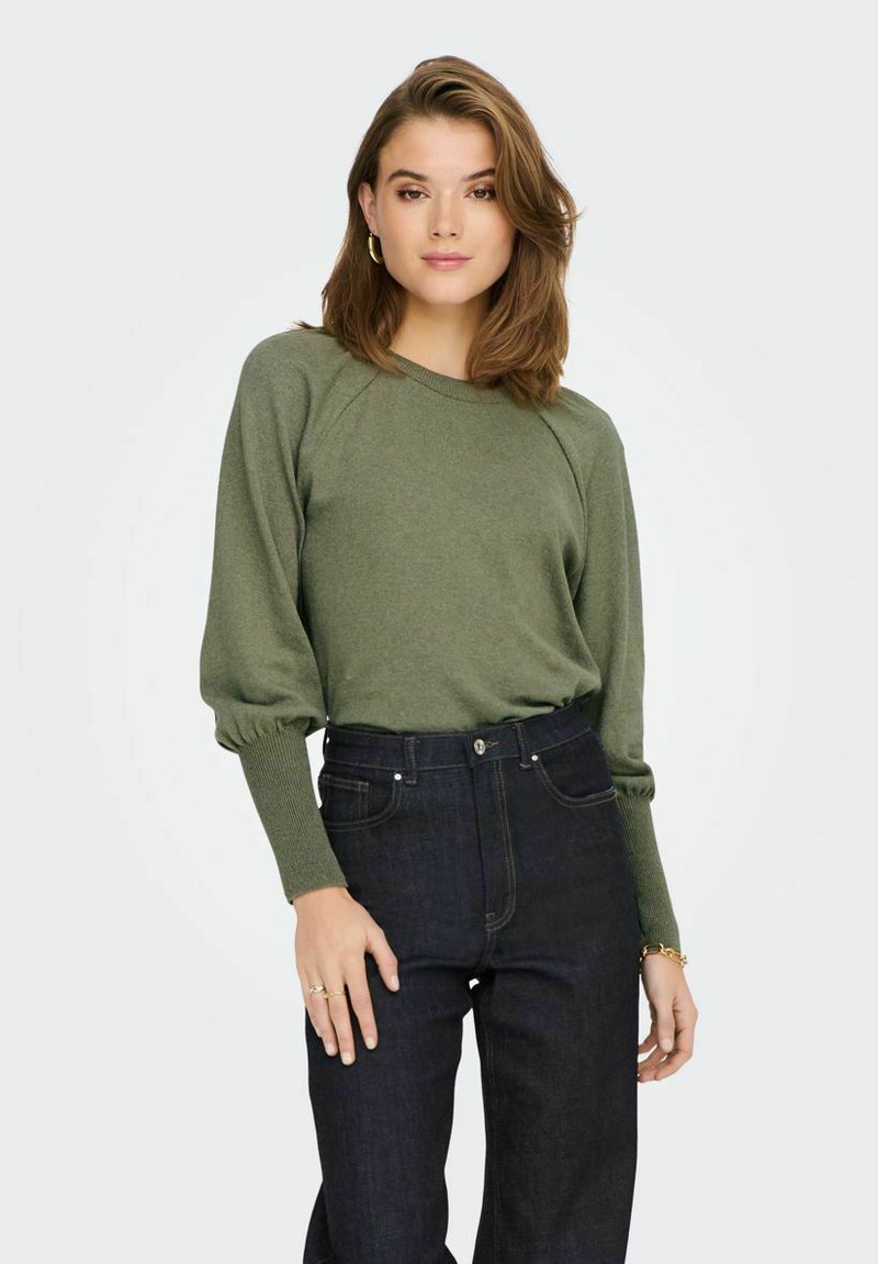 ONLY EINFARBIGER - Džemperis - seagrass