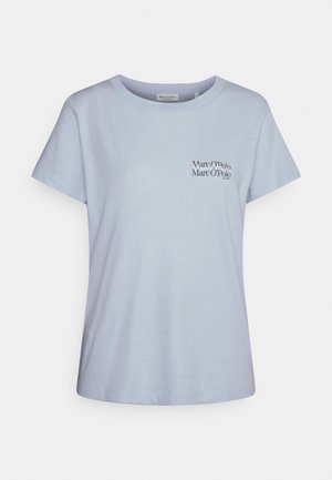 SHORT SLEEVE PLACED PRINT - T-shirt con stampa - morning dew