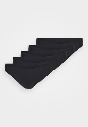 BRIEF SLIP - SEAMLESS 5 PACK - Alushousut - black