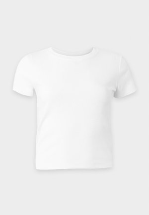 Hollister Co., CREW - T-shirt basique - white
