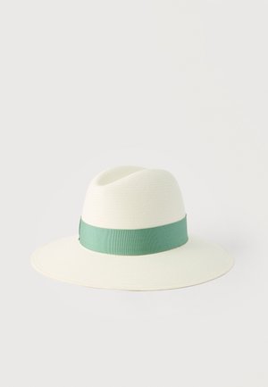 Borsalino WOMENS CLAUDETTE PANAMA FINE TESA LARGA LARGE BRIM UNISEX - Chapeau - sbiancato/smeraldo