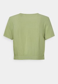 Vero Moda VMEASY SHIRT TIE - Blusa - sage solid