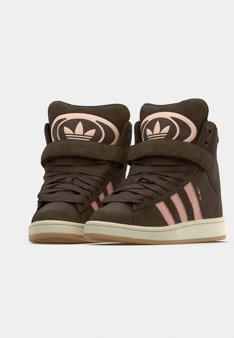 adidas Originals CAMPUS BOLD WEDGE - Sneakers alte - core black/blush  pink/cream white/nero - Zalando.it