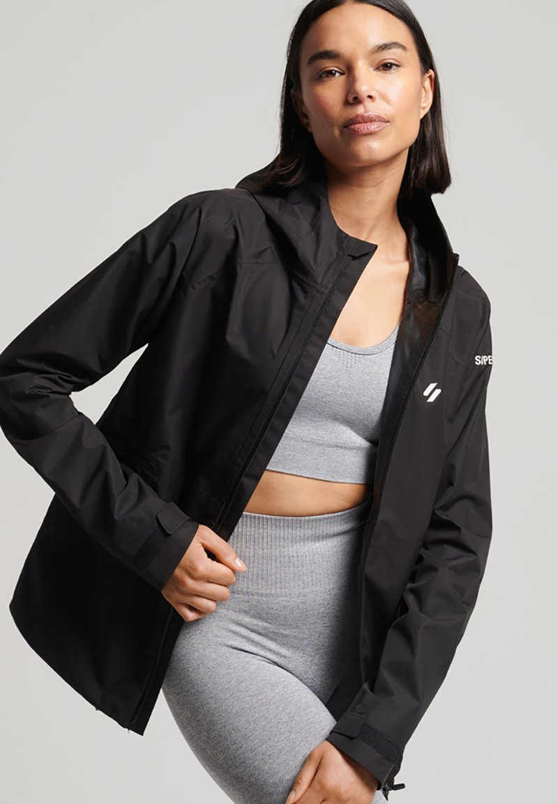Superdry SPORT Waterproof jacket black Zalando.ie