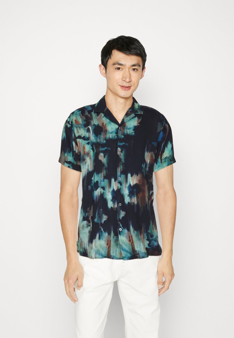 Gusta Life L S Shirt Black Aop Maritime G