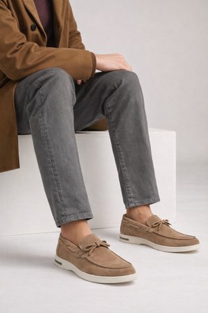 Derimod, CASUAL LOAFERS - Bootschoenen - mink