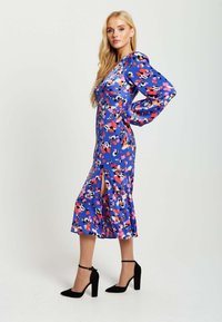 Liquorish ABSTRACT DOT PRINT  - Day dress - blue