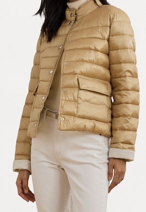 Gewatteerde jas - sand