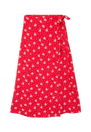 BONOBO Jeans, BONOBO JEANS BONOBO FLIESSENDER ROCK - Jupe trapèze - rouge