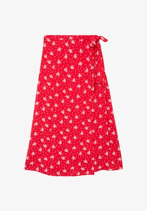 BONOBO Jeans, BONOBO JEANS BONOBO FLIESSENDER ROCK - A-lijn rok - rouge