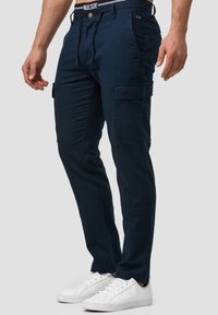 INDICODE JEANS Cargobukser - dark blue
