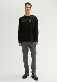 TOM TAILOR Langarmshirt - black