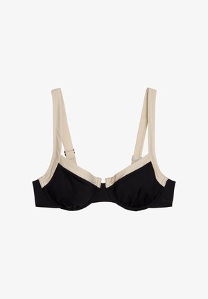 Marc O'Polo, CONTRAST BINDING - Top de bikini - black