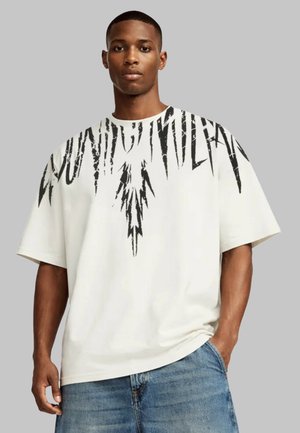 County of Milan, T-SHIRT VAR.412 - T-shirt con stampa - beige