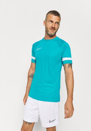 ACADEMY 21 - T-shirts print - aquamarine/white