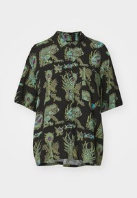 Volcom TETSUNORI - Button-down blouse - black - Zalando.co.uk