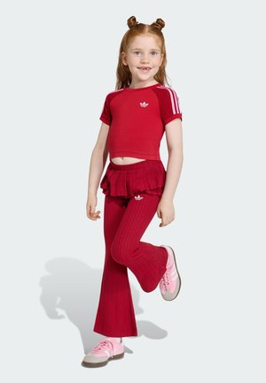adidas Originals, KNT TEE LEG SET-KIDS - Print T-shirt - team victory red
