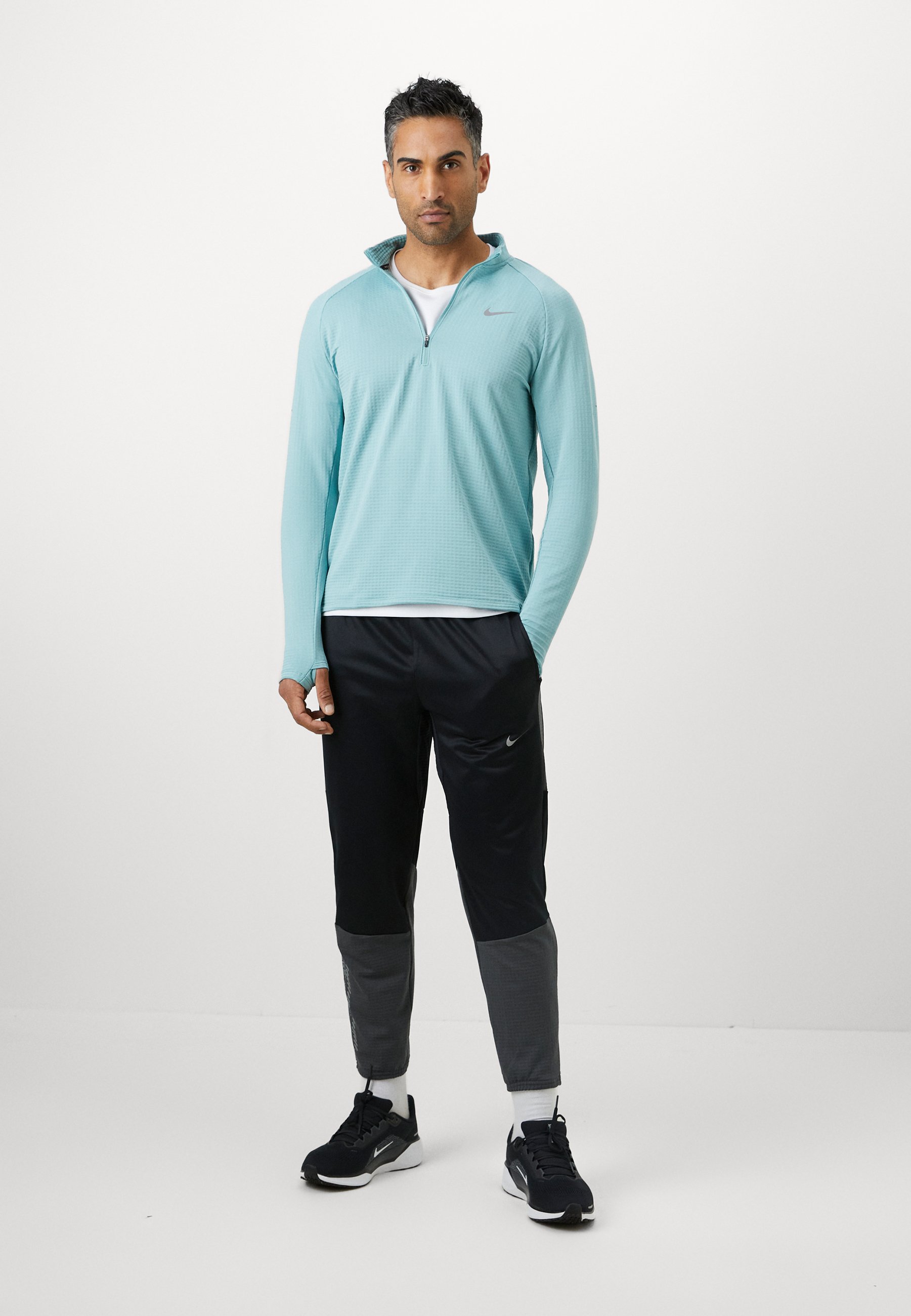 Nike Performance Long sleeved top - cannon/silver-coloured