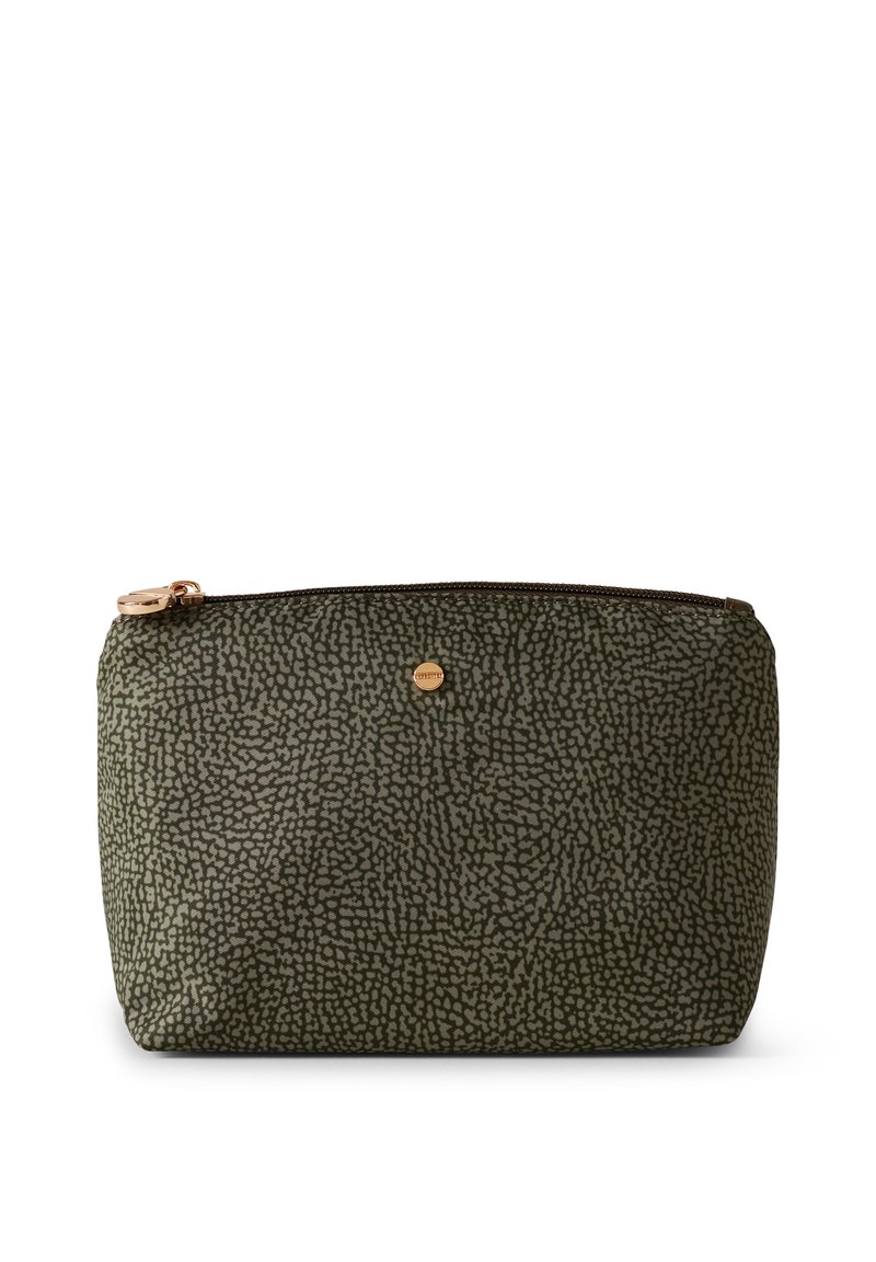Borbonese CLASSICA MEDIUM - Wash bag - military green