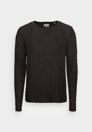 Strickpullover - dark brown
