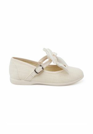 CEREMONIA LAZO - Ankle strap ballet pumps - marfil