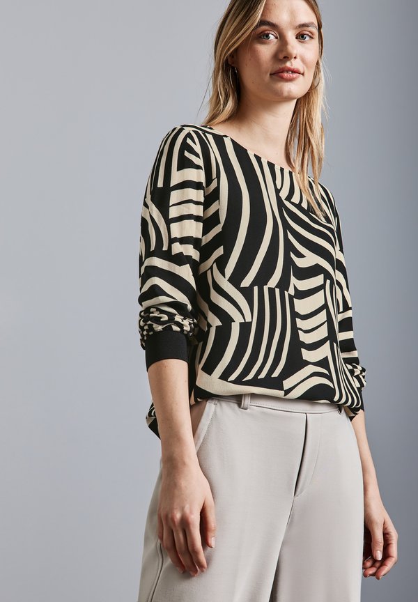 RUNDHALS - Langarmshirt - schwarz