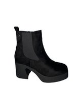 Stivaletti Refresh Con Tacco 9cm - Nero, Materiale Sintetico, Vegano - Foto 13