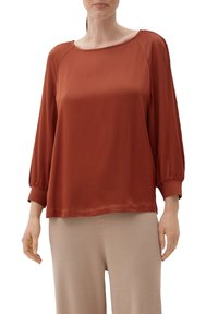s.Oliver BLACK LABEL Bluse - dunkelorange