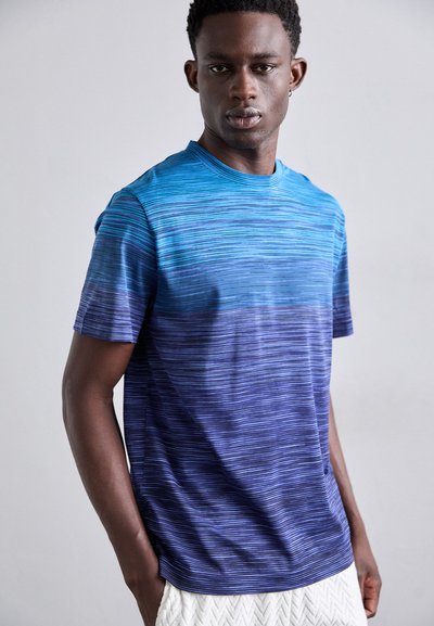 Missoni SHORT SLEEVE - T-shirt imprimé - blue tones