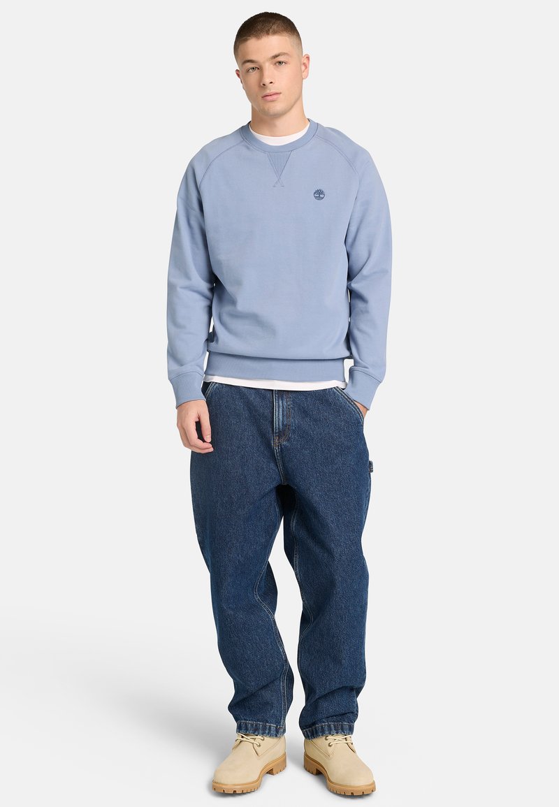 Timberland EXETER RIVER LOOPBACK CREW NECK - Mikina - blue/stone wash