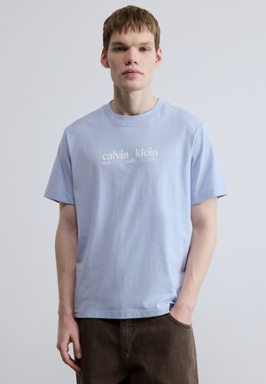 30S NYC GRAPHIC TEE - Tričko s potlačou - casual blue