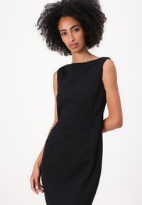 Calvin Klein GATHERED DRESS - Šaty do práce - black