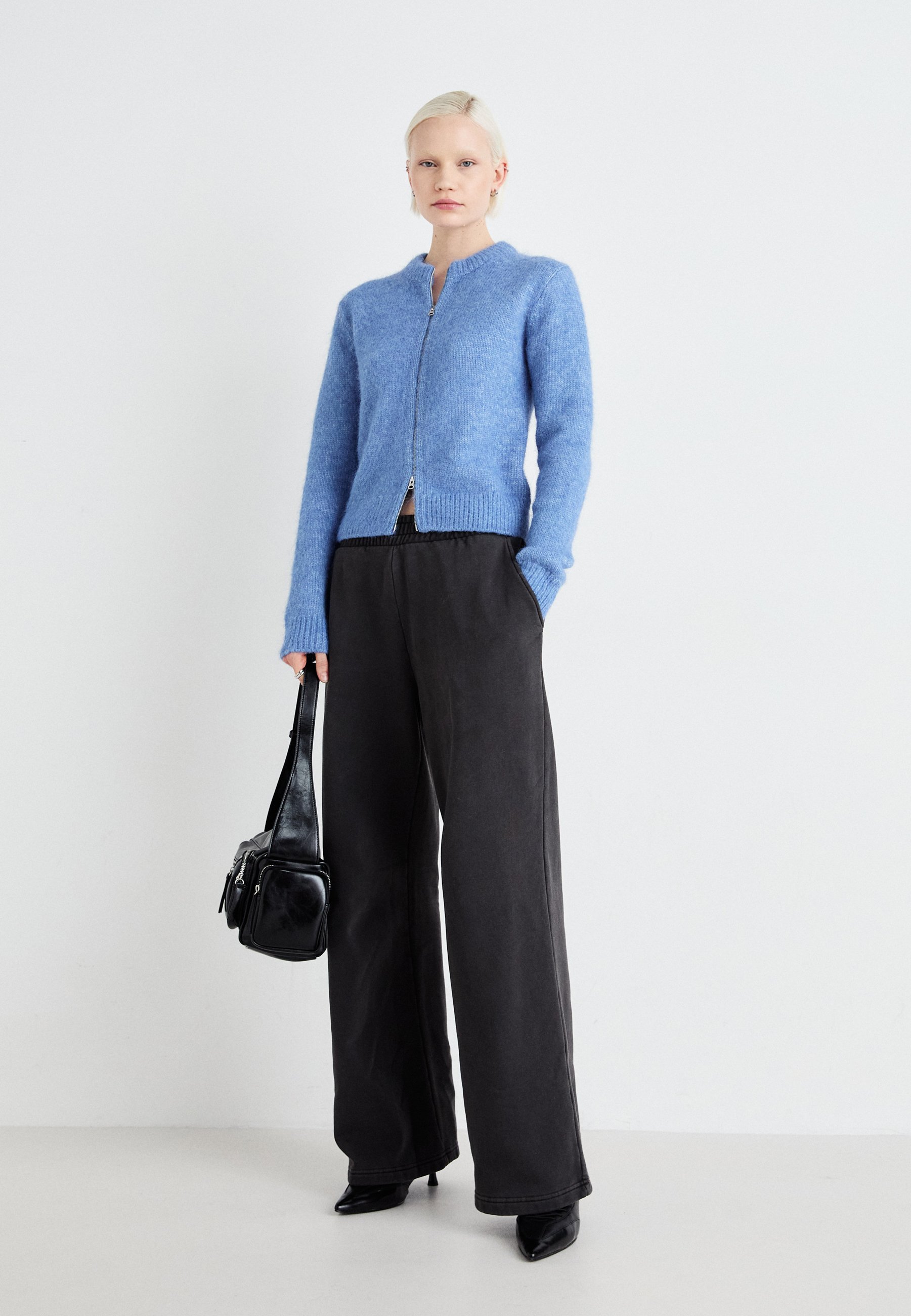 売れ筋商品|||ウィークデイ ニット&セーター レディース アウター ODORA ZIP CARDIGAN - Cardigan - blue ウィークデイ レディース ニット&セーター アウター ODORA ZIP