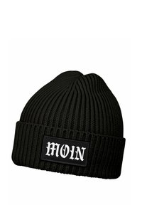 Neverless MIT PATCH MOIN NORDISCH UMSCHLAG - Beanie - schwarz