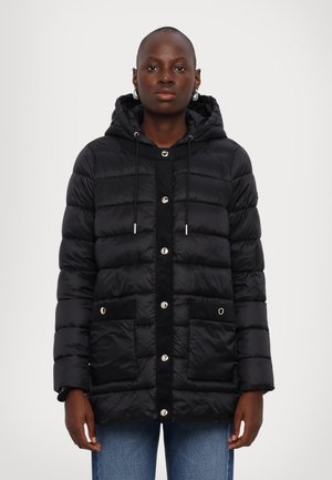 MICHAEL Michael Kors HOODED LONGLINE PACKABLE - Winter coat - black