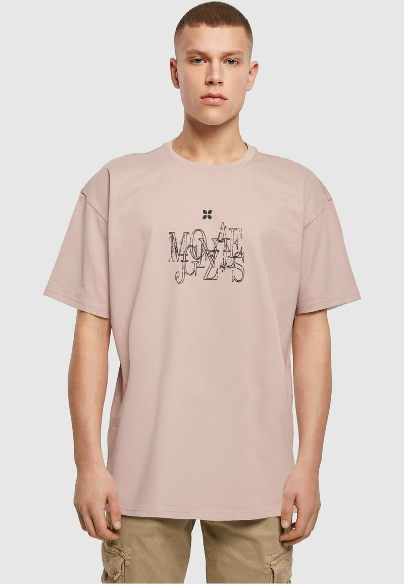 MJ Gonzales CLASSIC HEAVY OVERSIZED - T-shirts print - duskrose