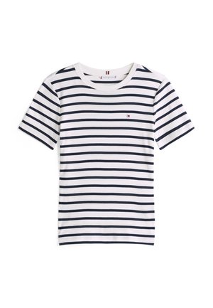 Tommy Hilfiger SLIM CODY - T-shirt print - breton dark night navy