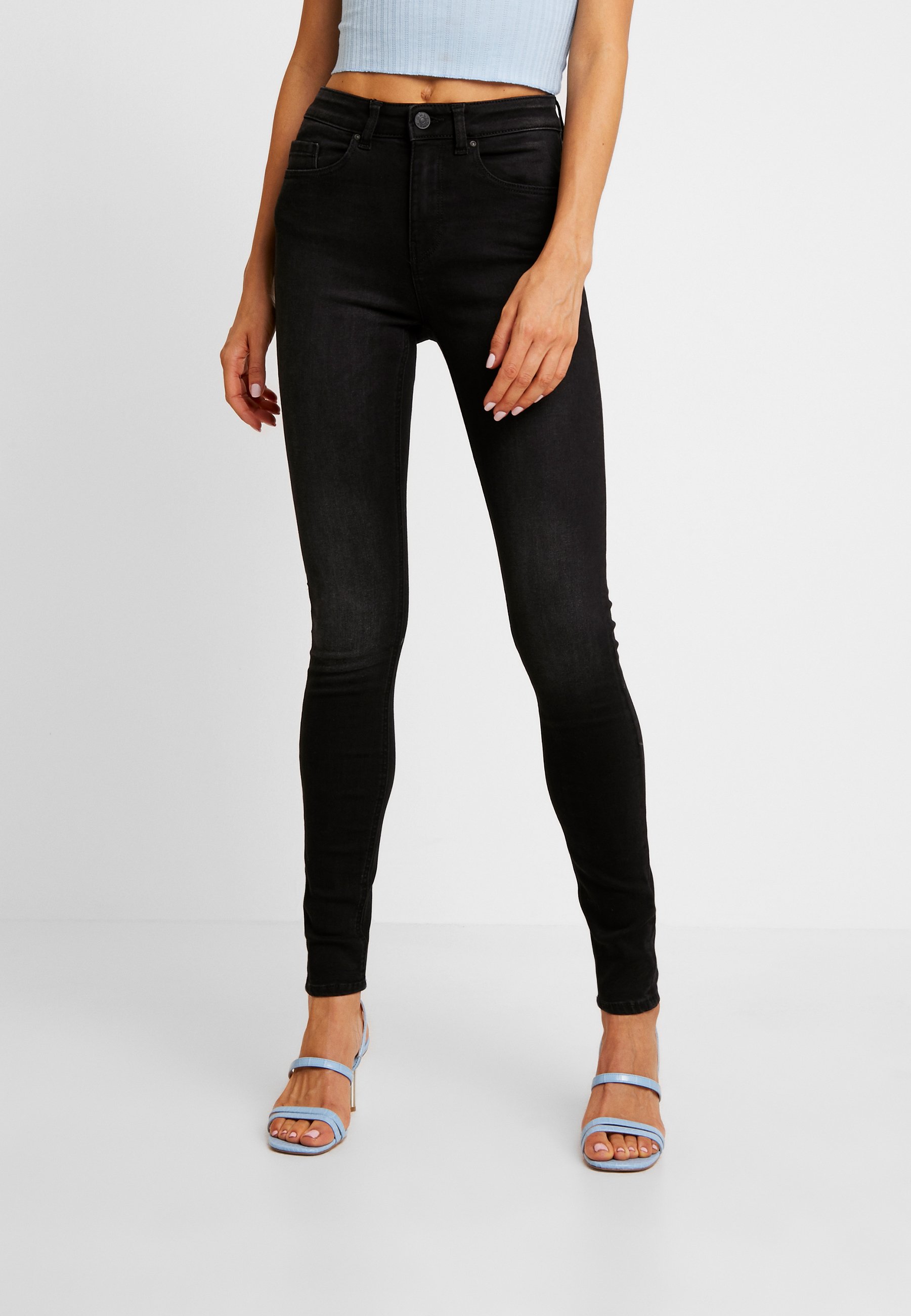 ONLY ONLFHUSH LIFE - Jeans Skinny Fit - black denim/Zwart denim/blackdenim  - Zalando.nl