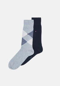 Não selecionado, blue