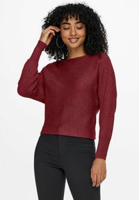 ONLY ONLADALINE LIFE NOOS - Strikkegenser - cabernet