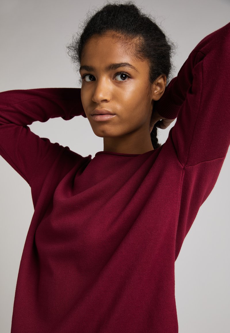 Damen Strickjacken | Mustang Strickpullover rot/dunkelrot - QK14419 Damen Strickjacken | Mustang Strickpullover rot/dunkelrot - QK14419